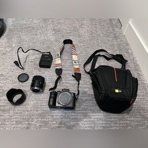 SONY A iii Mirrorless Camera with Lens and Accessories